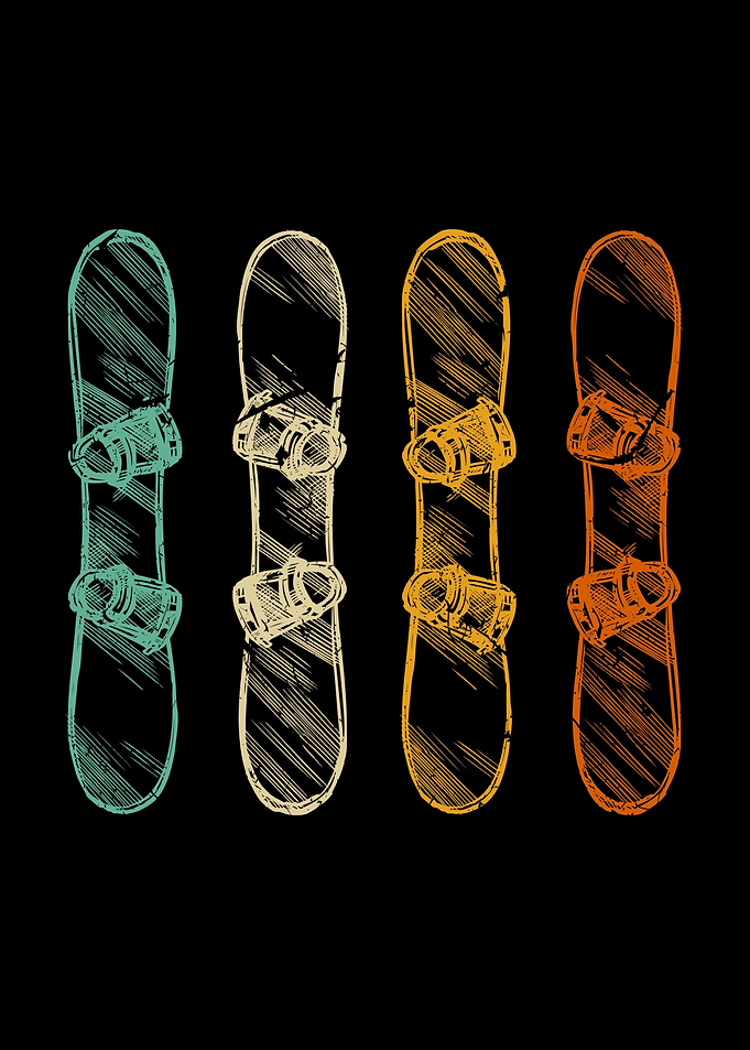 Retro Snowboard Gift Idea