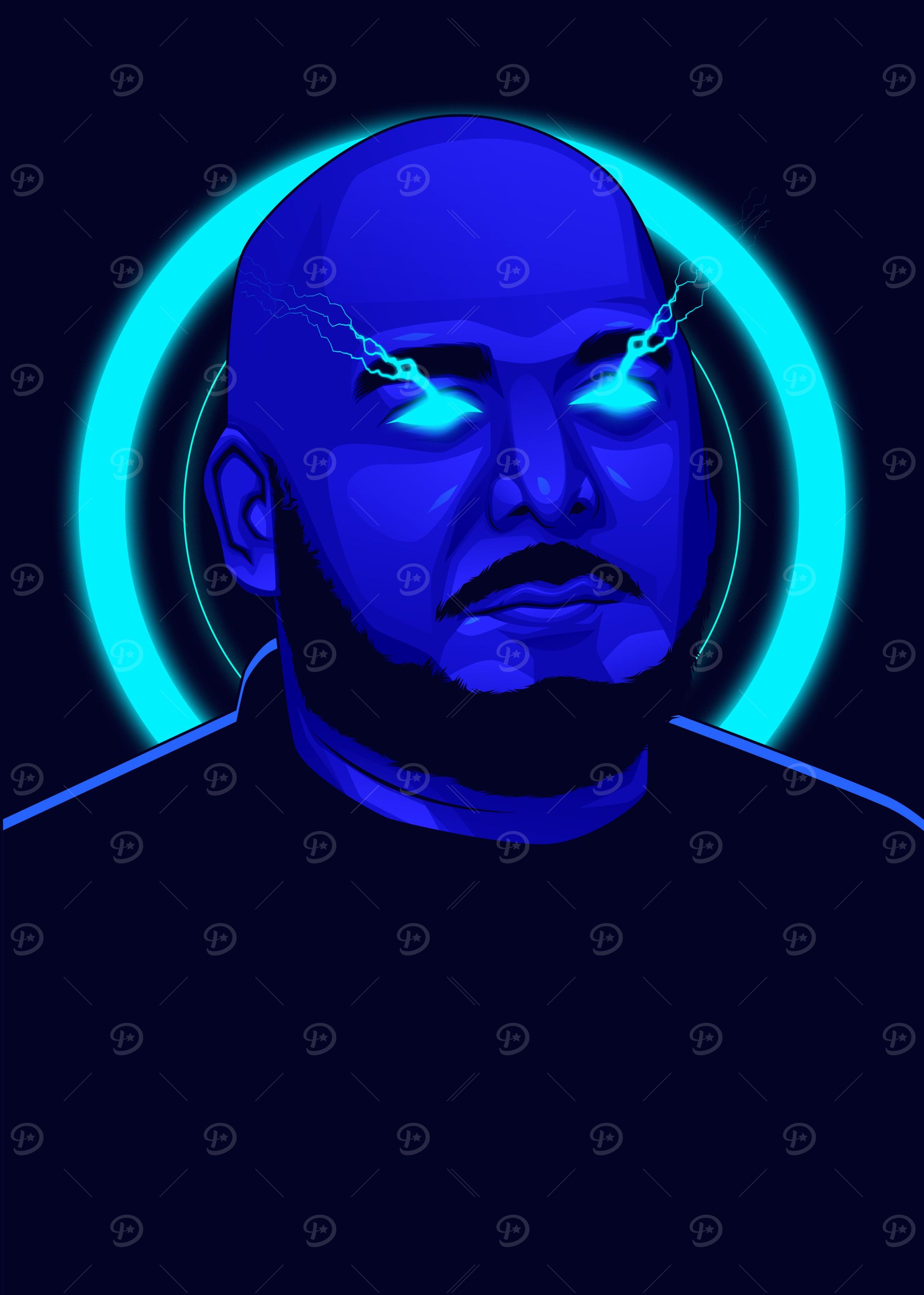 Kool Savas Neon Poster