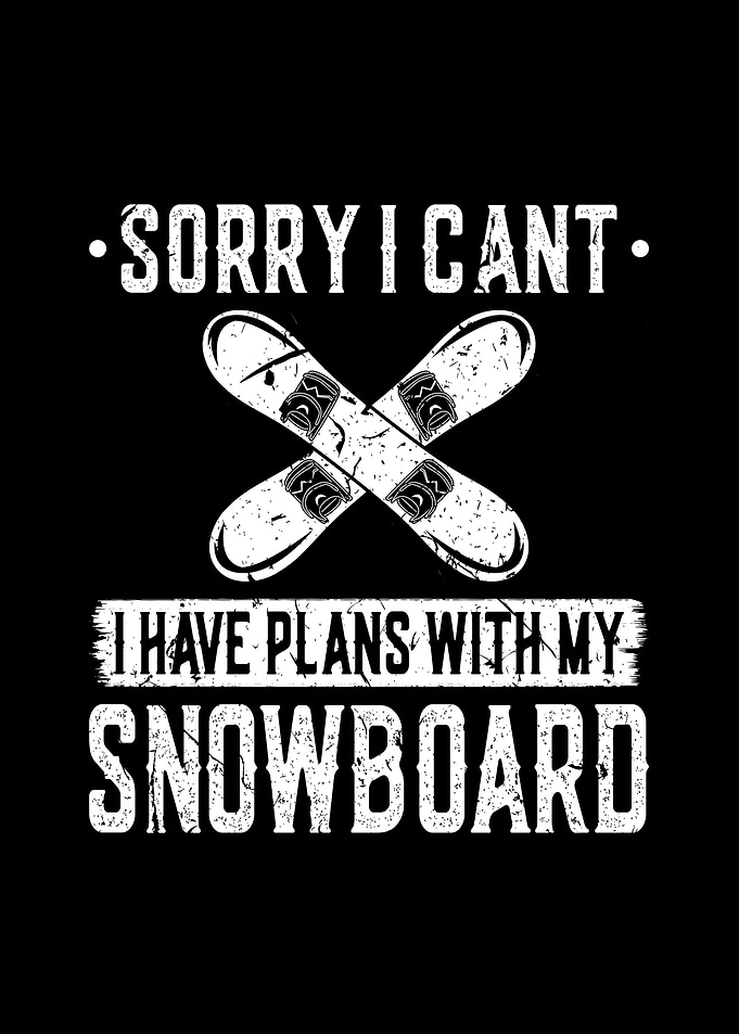 Funny Snowboarding Gift