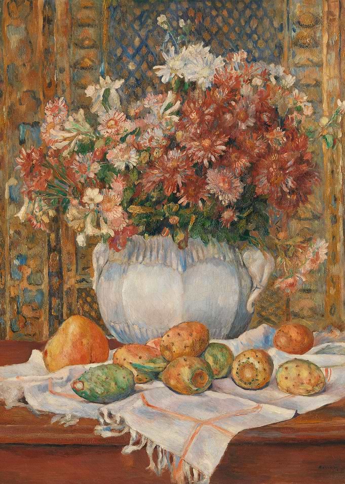 Flowers and Prickly Pears