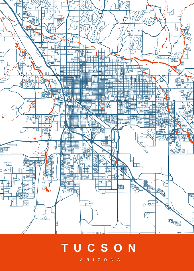 TUCSON Map ARIZONA