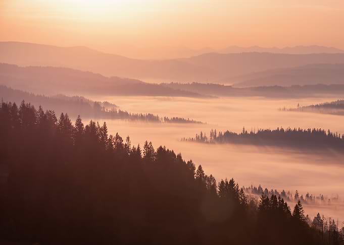 Autumn mountain landscape