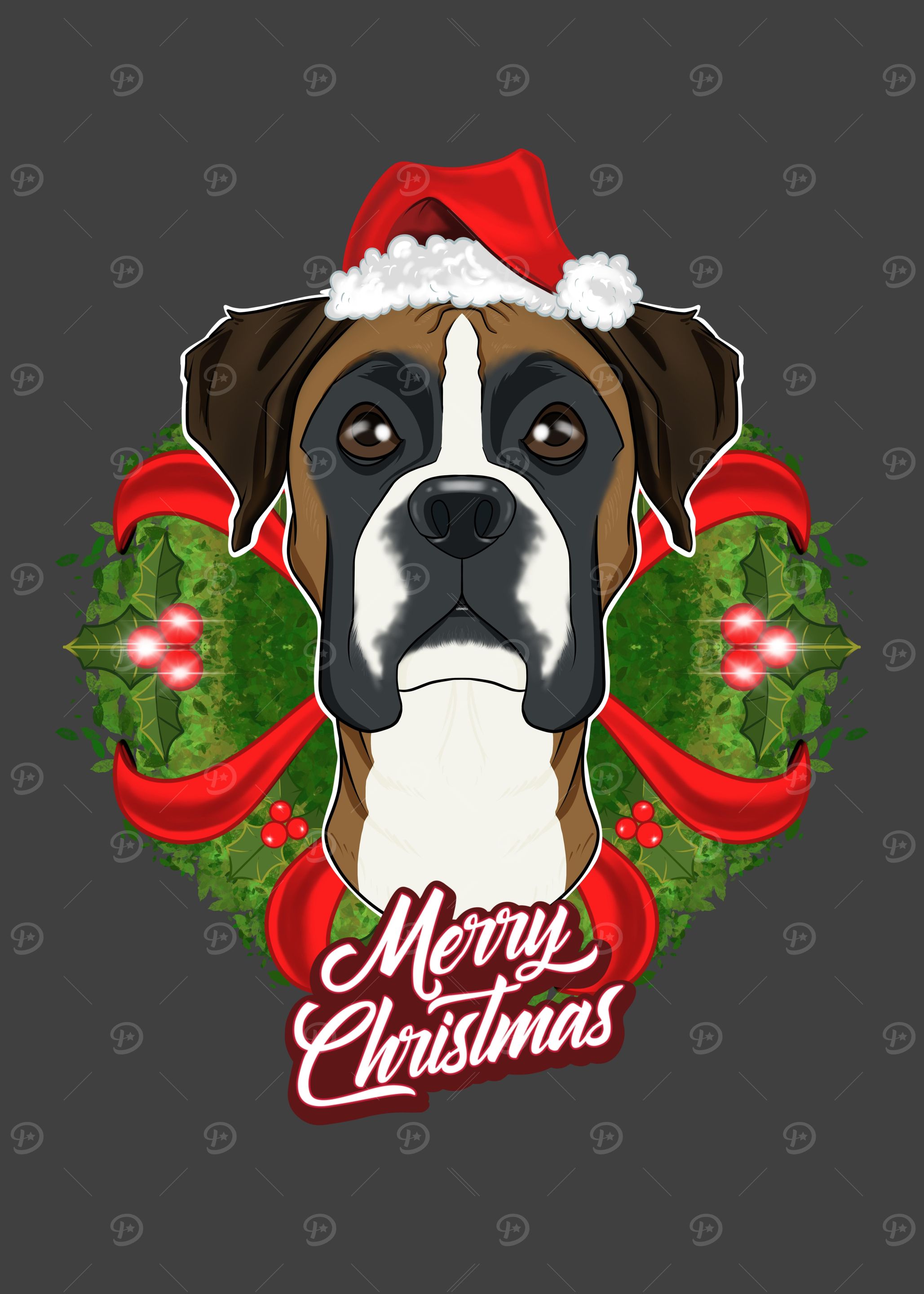 Boxer Lover I Merry Xmas