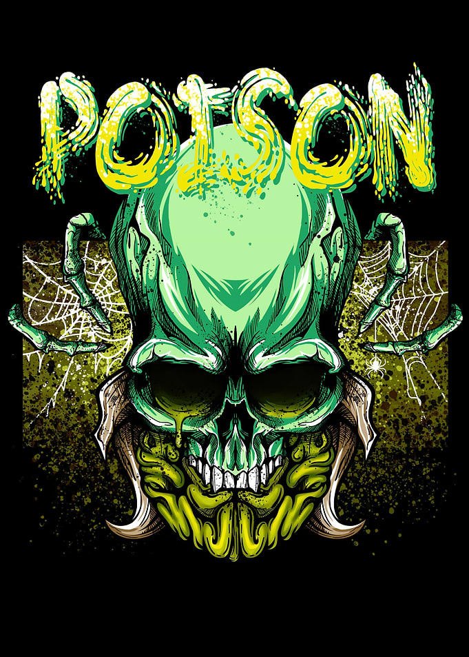 Poison Spider Skull