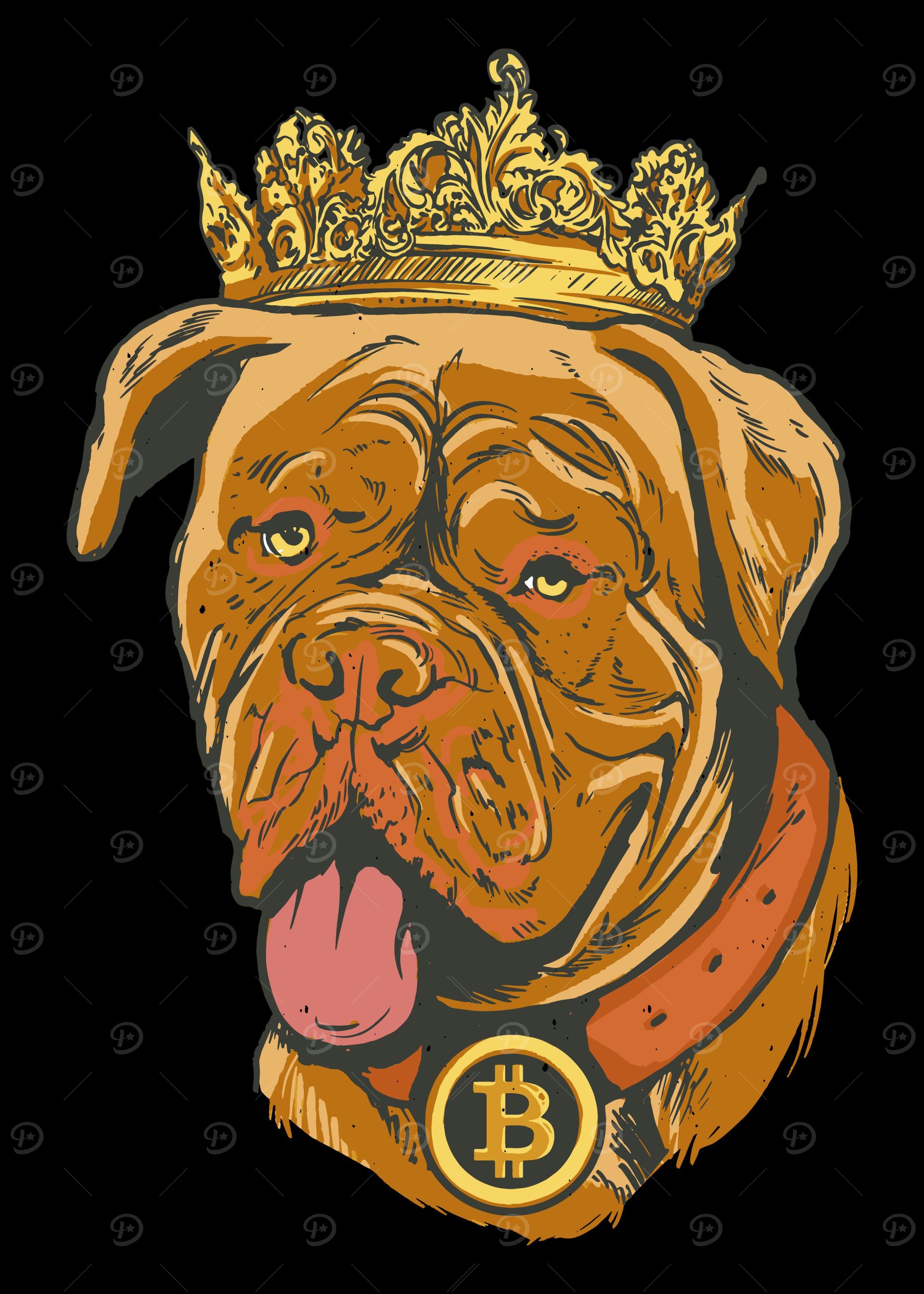 Dog Bitcoin king dollar