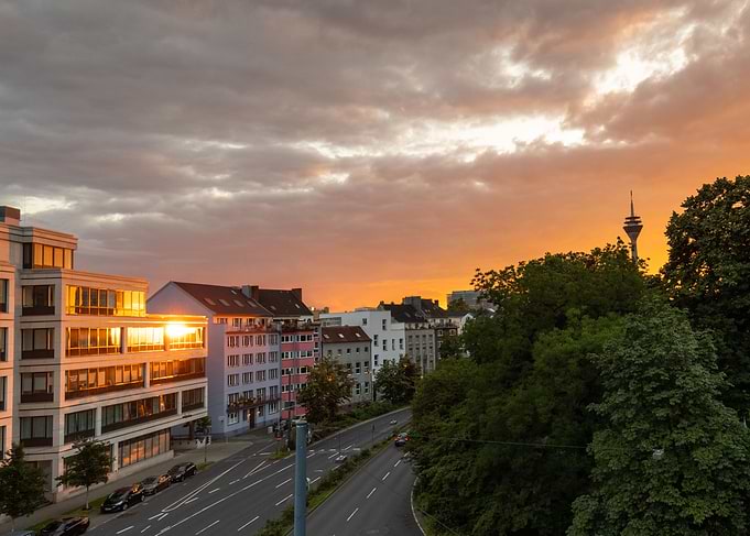 Duesseldorf Sunset