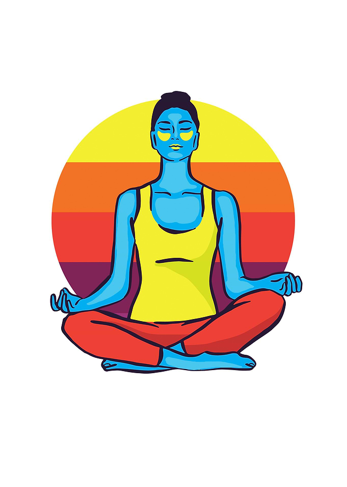 retro yoga