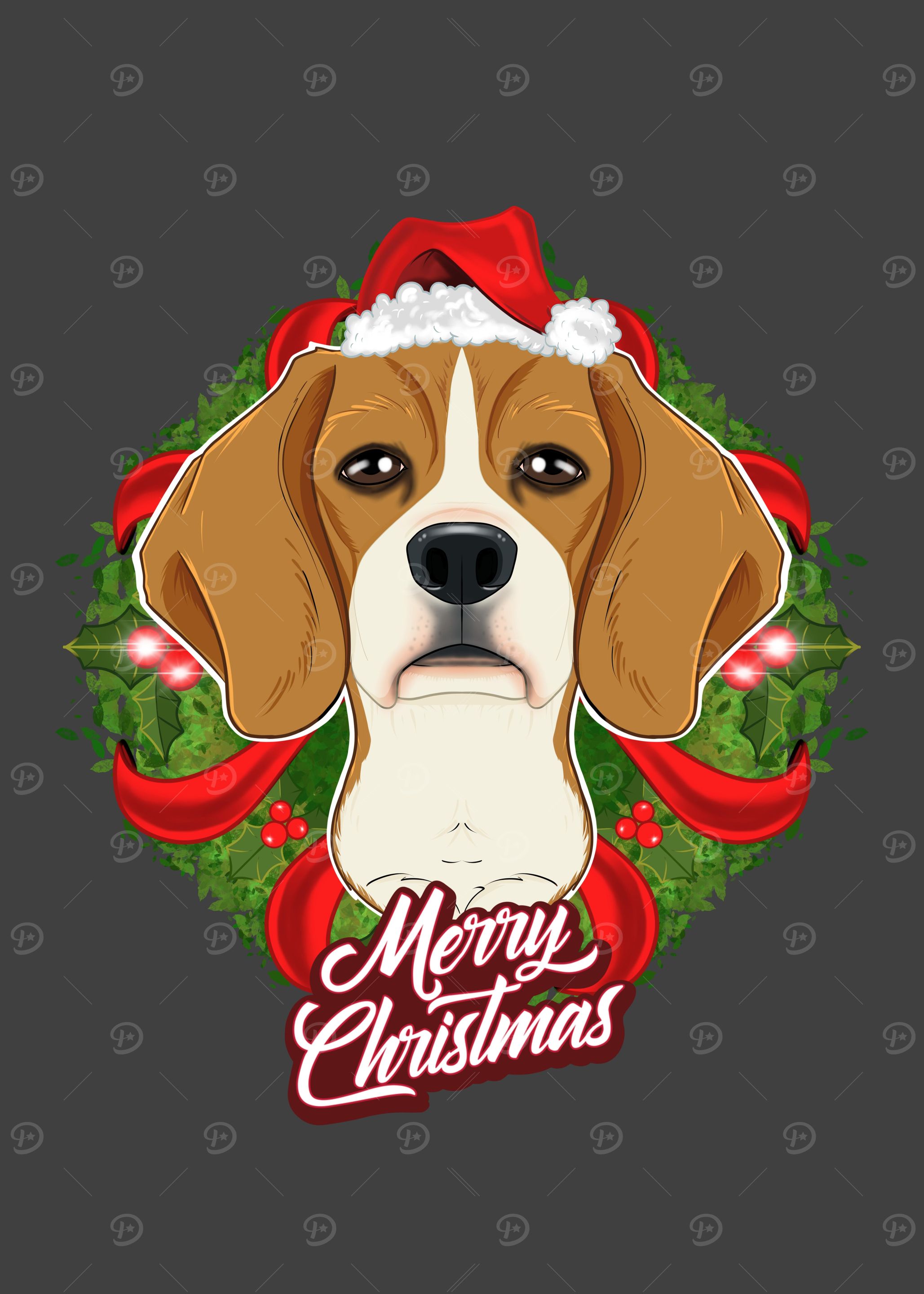 Beagle Lover I Merry Xmas