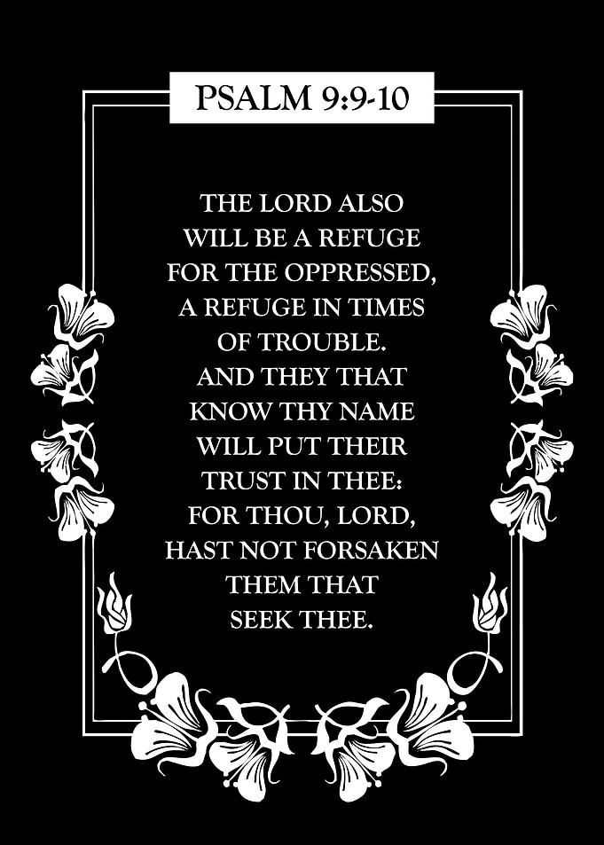 Psalm 9 9 10