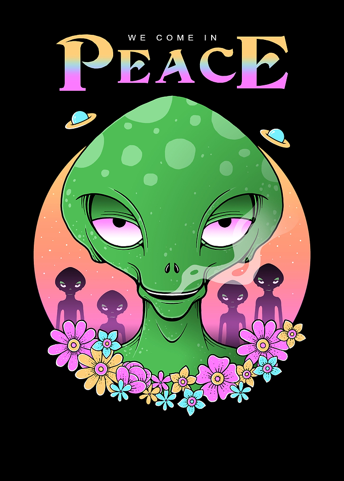 Funny Aliens Arriving