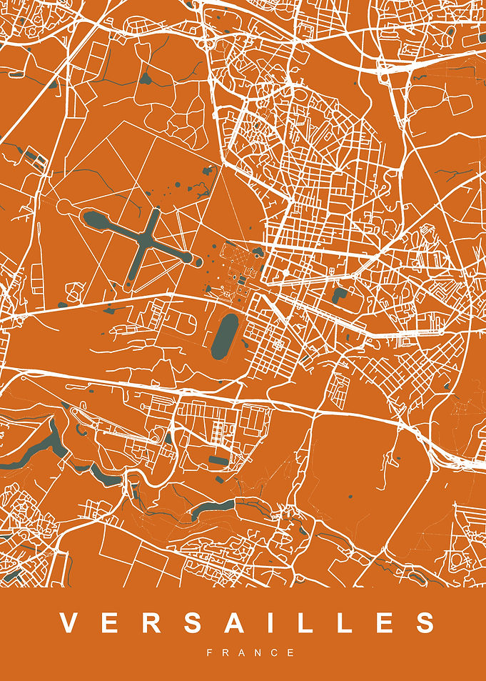VERSAILLES Map FRANCE