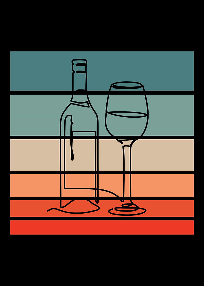 Wine Retro Vintage