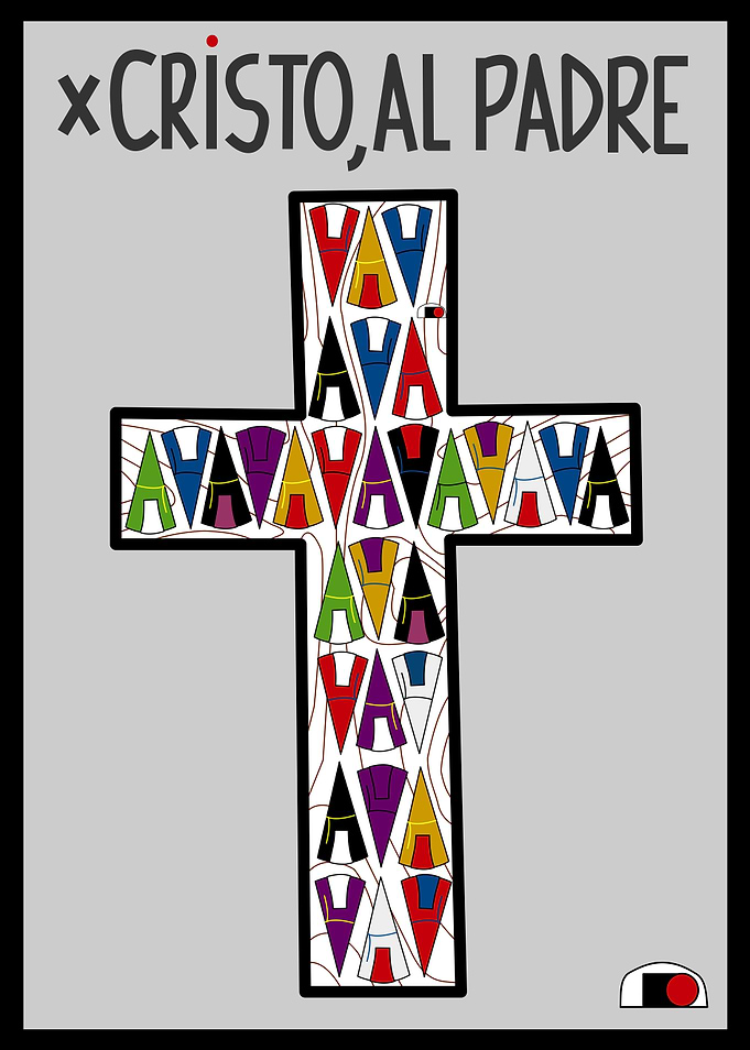 Por Cristo al Padre black