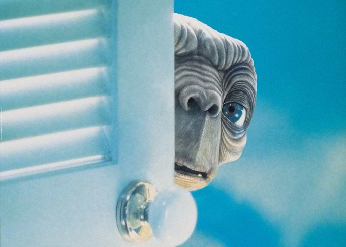 E.T. hiding