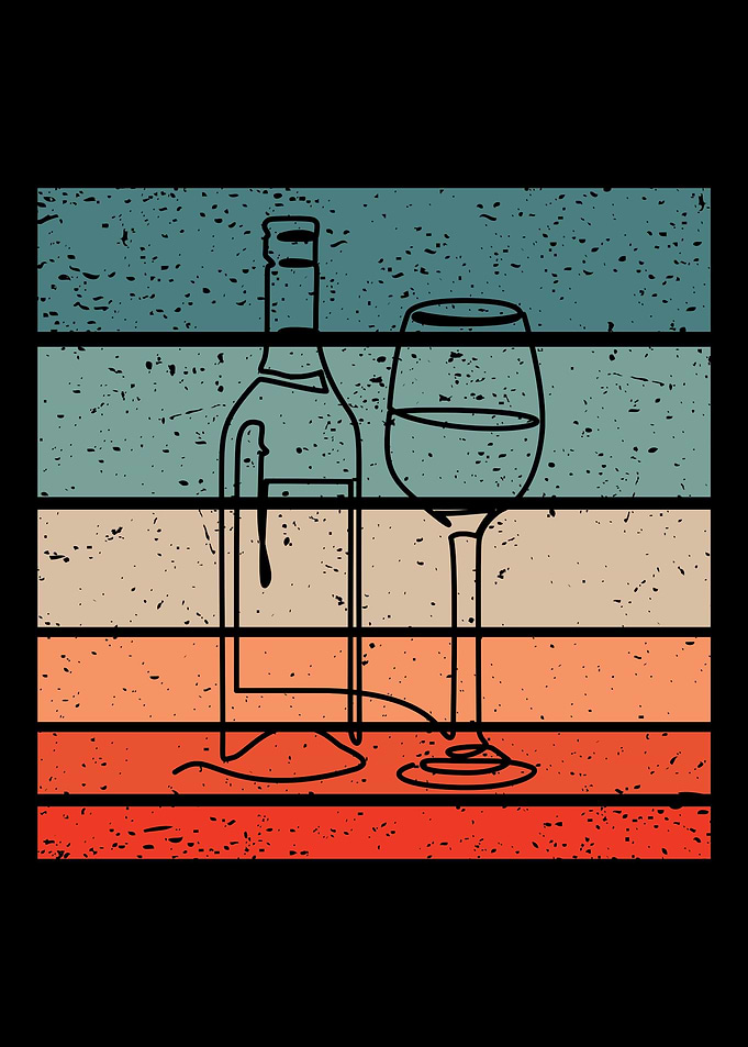 Wine Retro Vintage