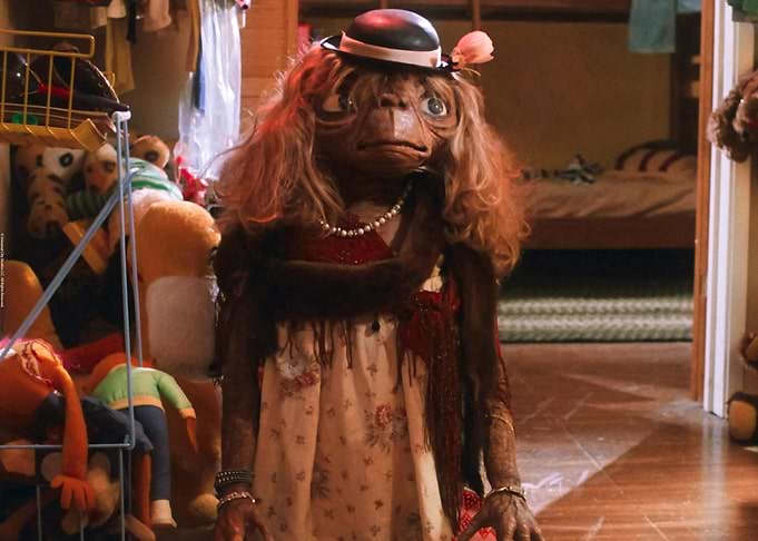 Dressed up E.T.