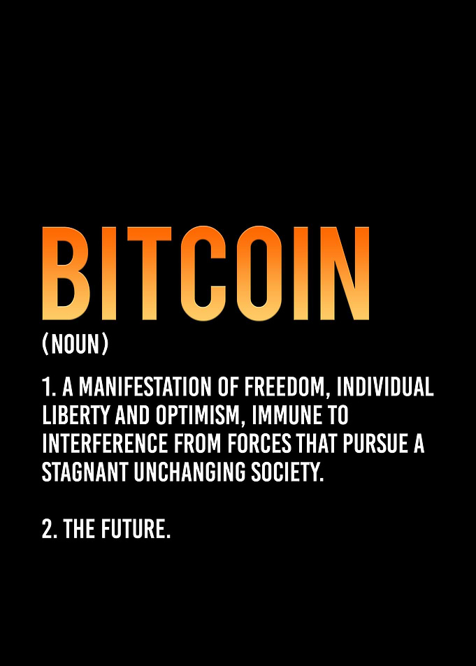Crypto Bitcoin Wall Art