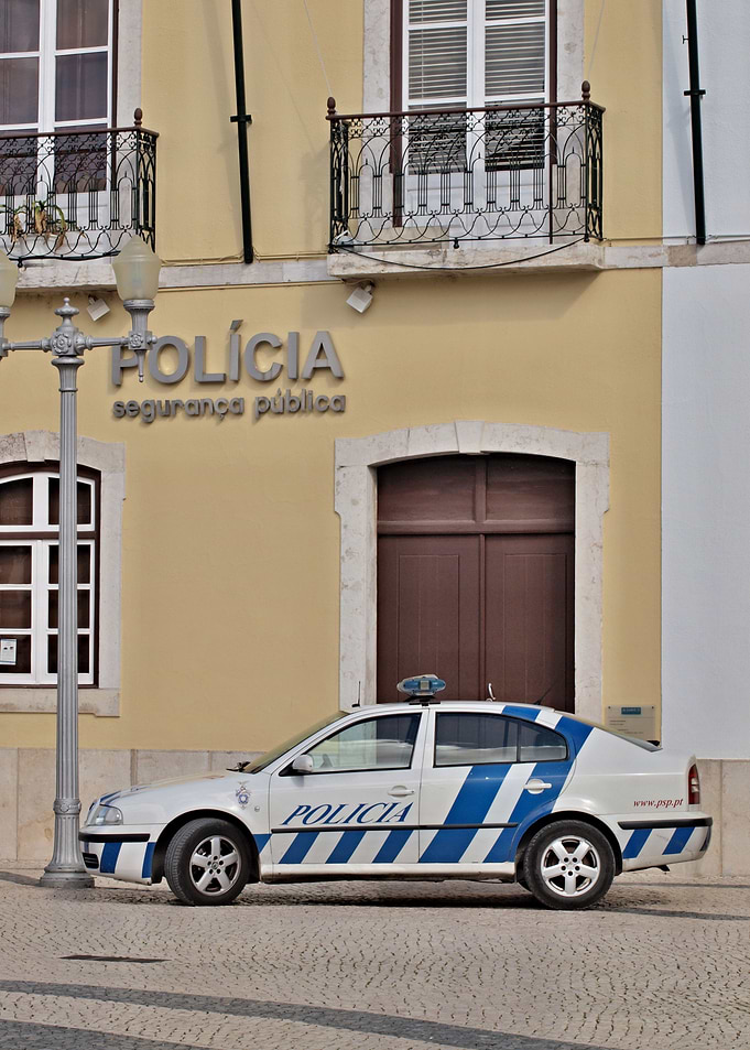 Police Car in Portugal