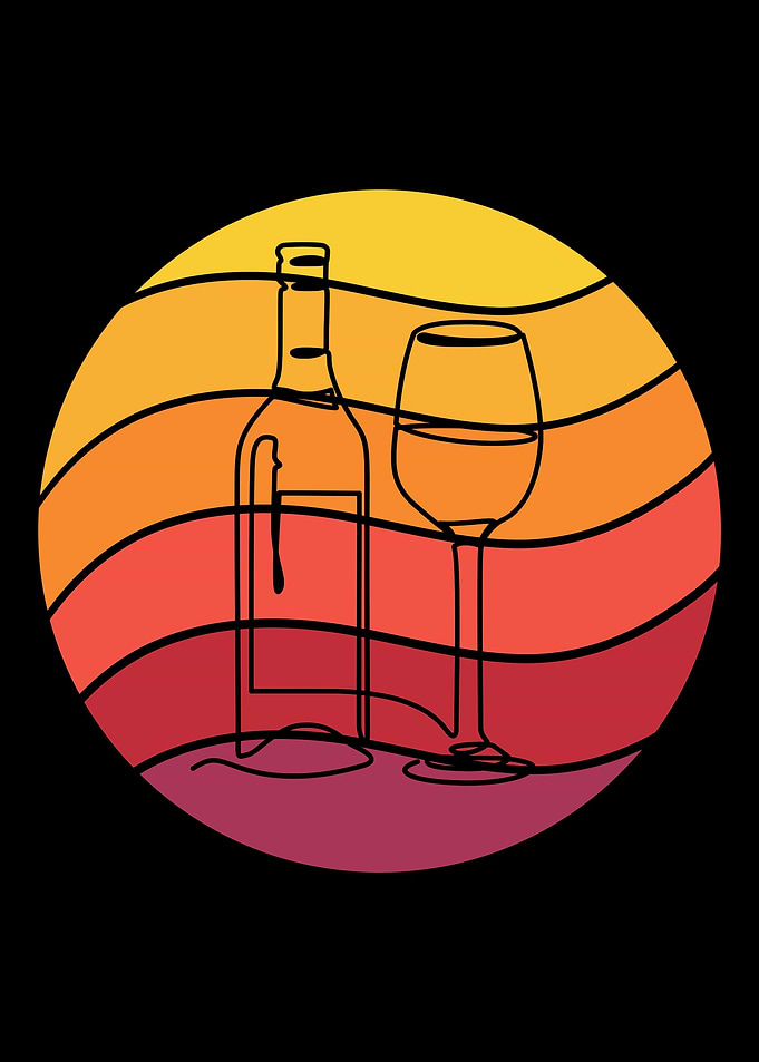 Wine Retro Vintage