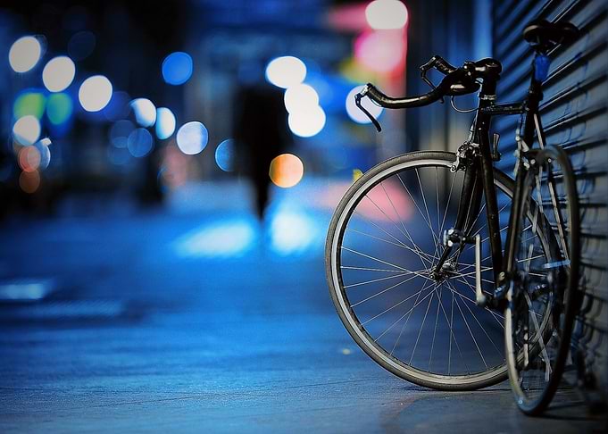 Bicycle by night