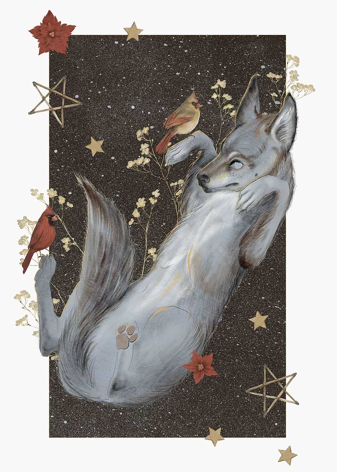 Wild Wolf Floral