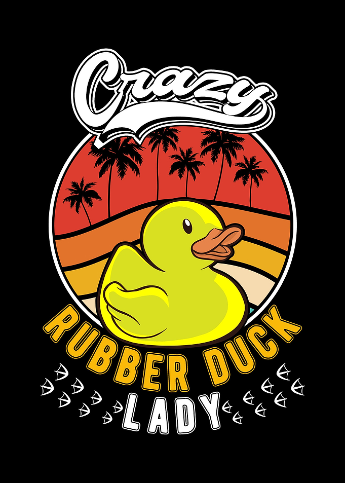 Crazy Rubber Duck Lady