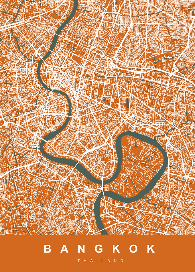 BANGKOK Map THAILAND