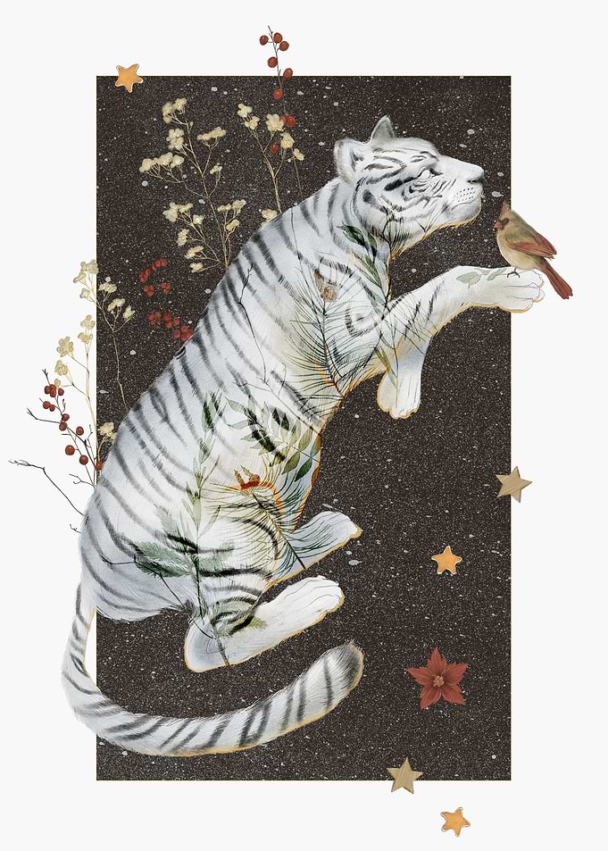 Wild Tiger Floral