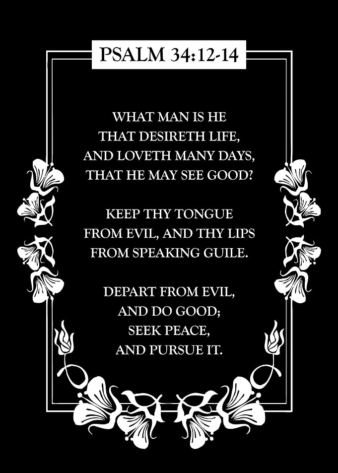 Psalm 34 12 14