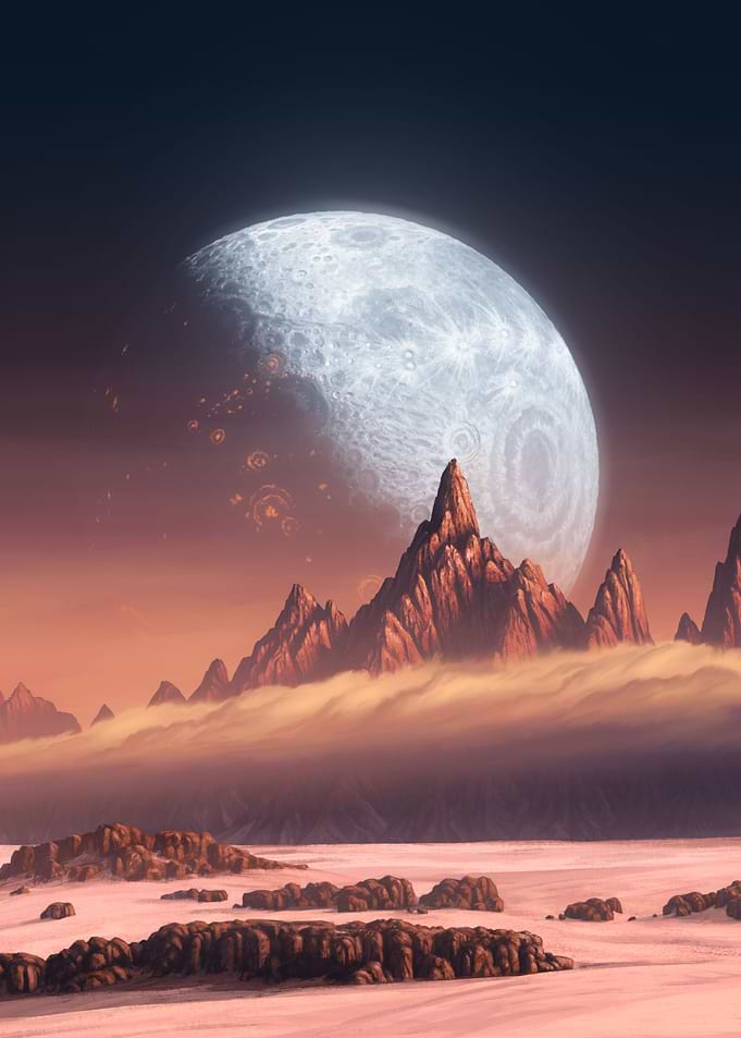 Alien moon