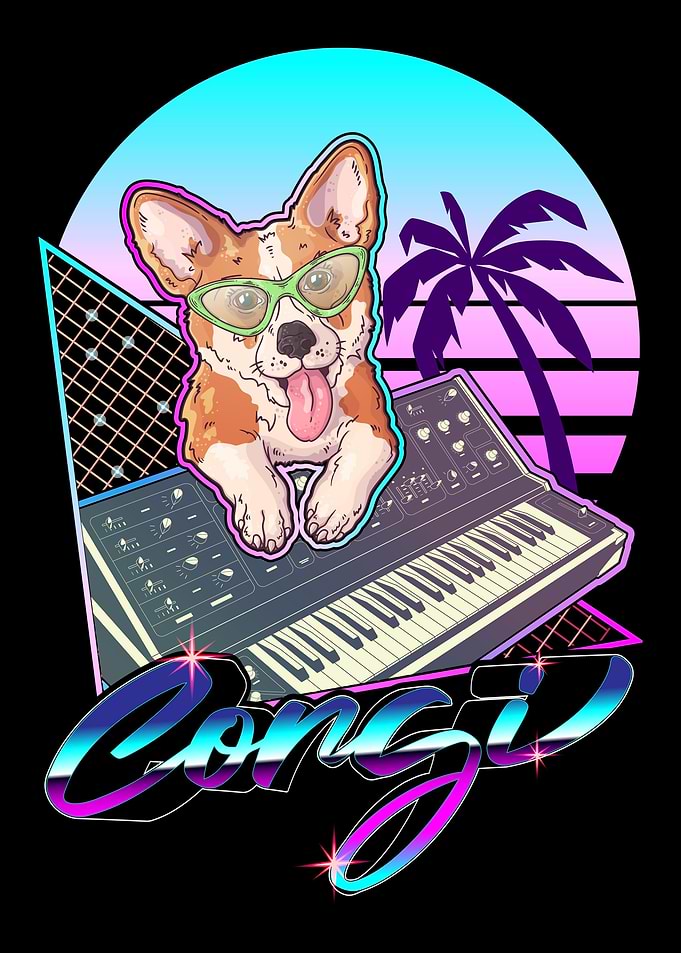 Dog Synthesizer Corgi