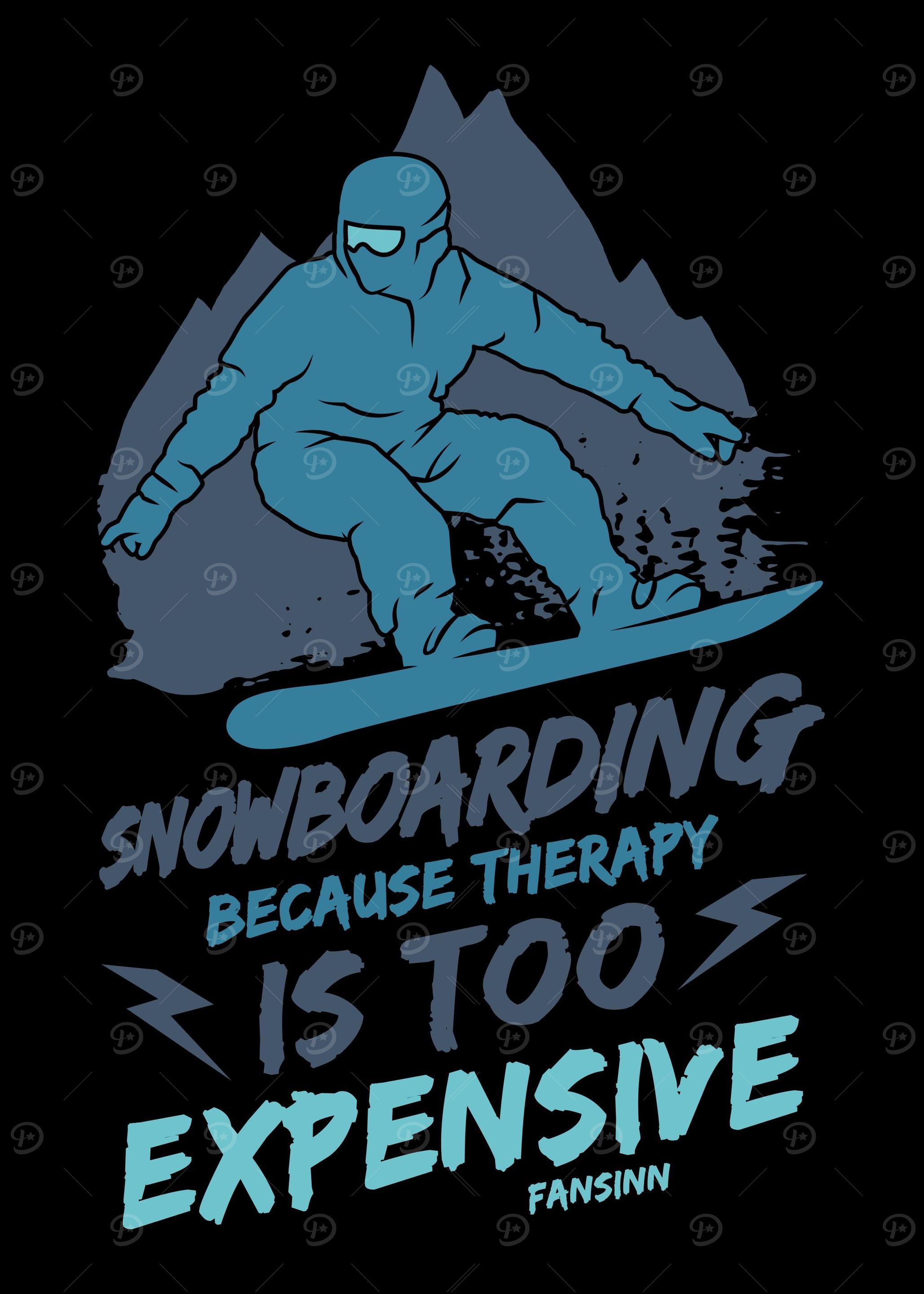 Snowboarding Because Thera