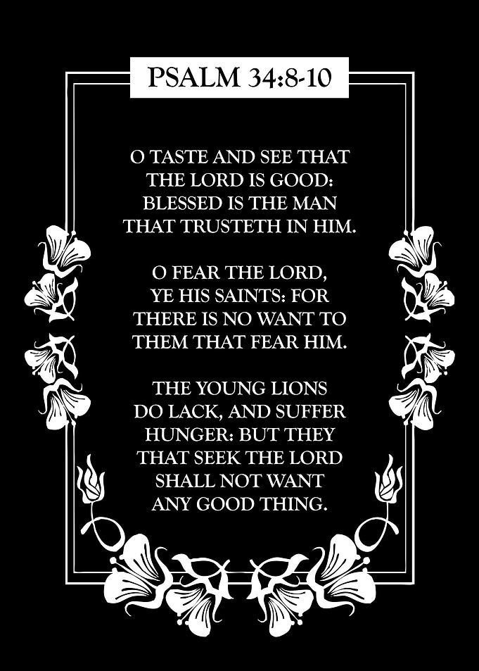 Psalm 34 8 10