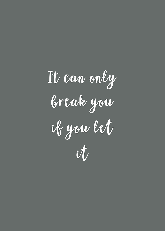 You