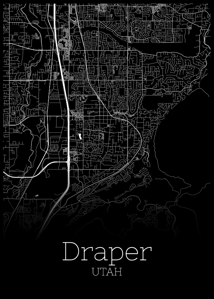 Draper Utah city map