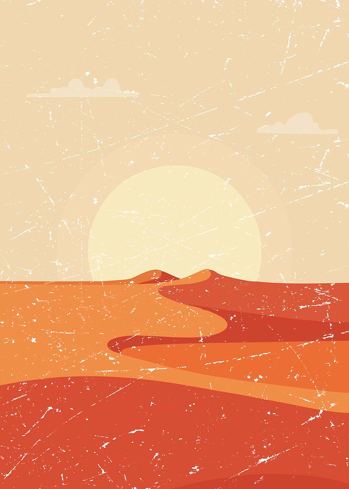 Sunset Desert