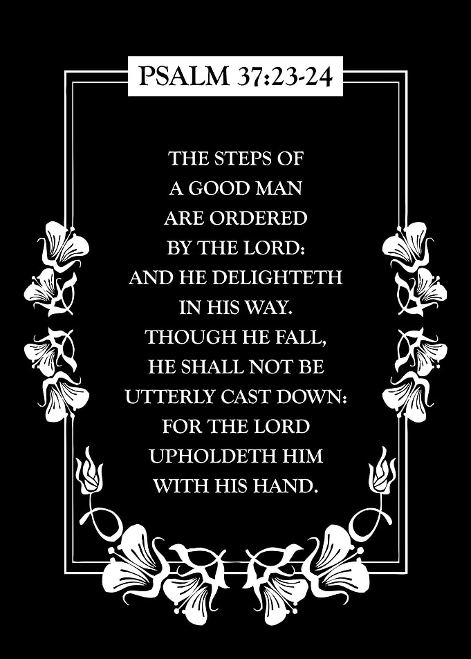Psalm 37 23 24