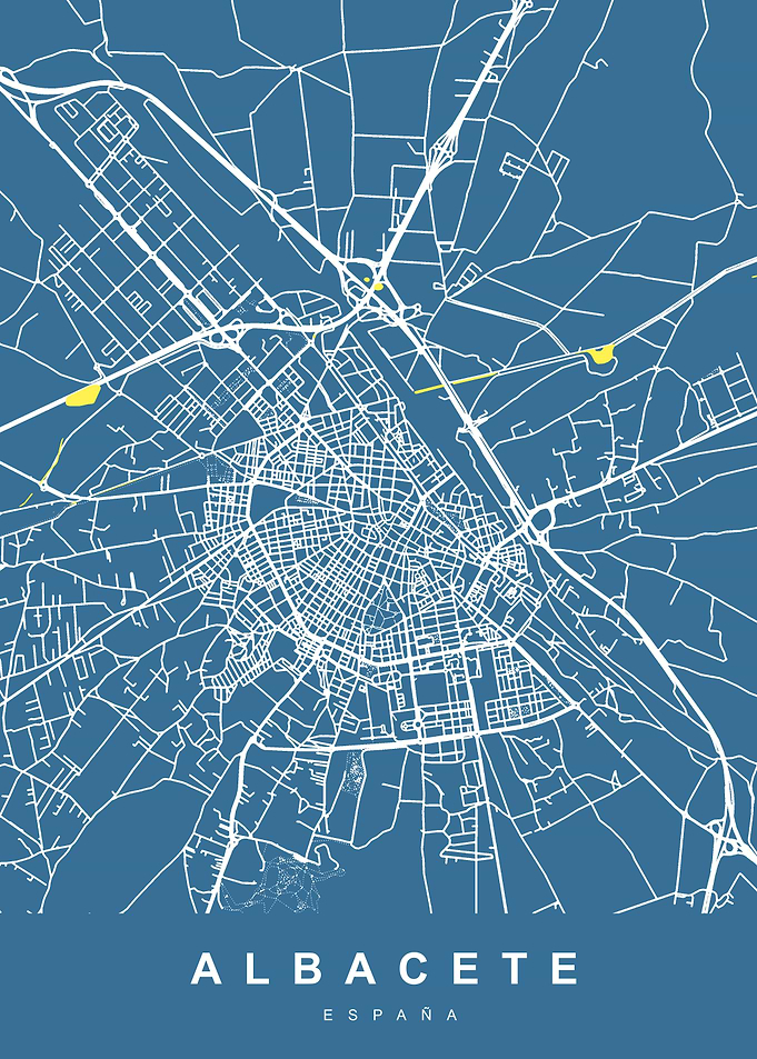 ALBACETE Map Spain