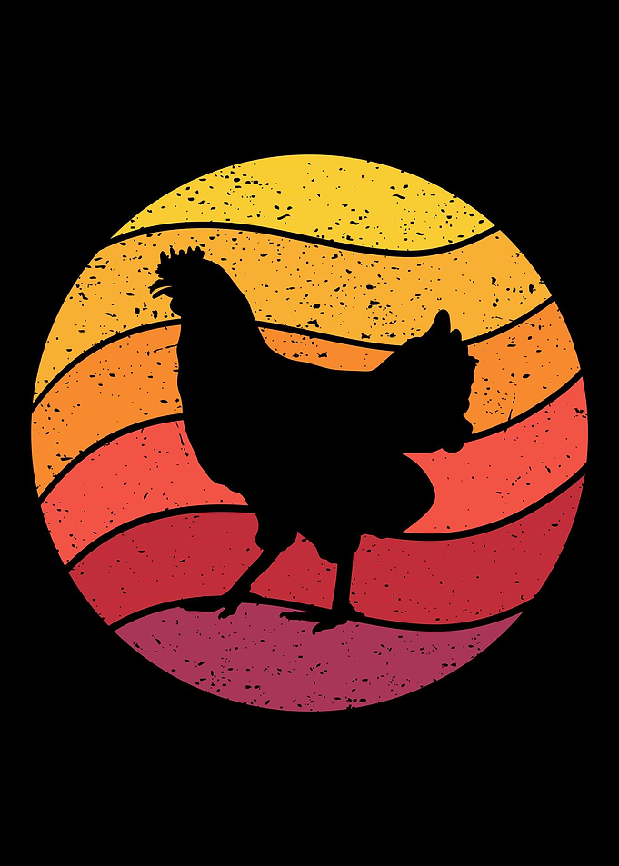 Chicken Retro Vintage