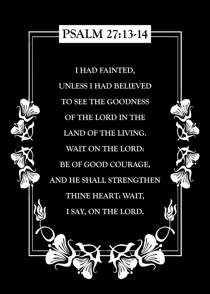 Psalm 27 13 14