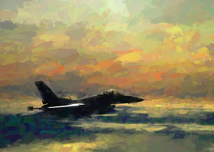 F16 fighter plane