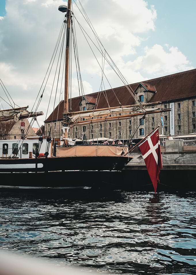 Danish boat docked