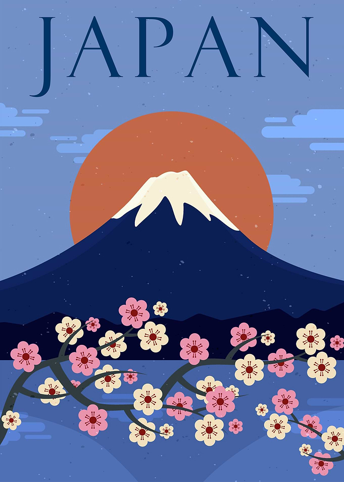 Japan Fuji Mountain Sunset