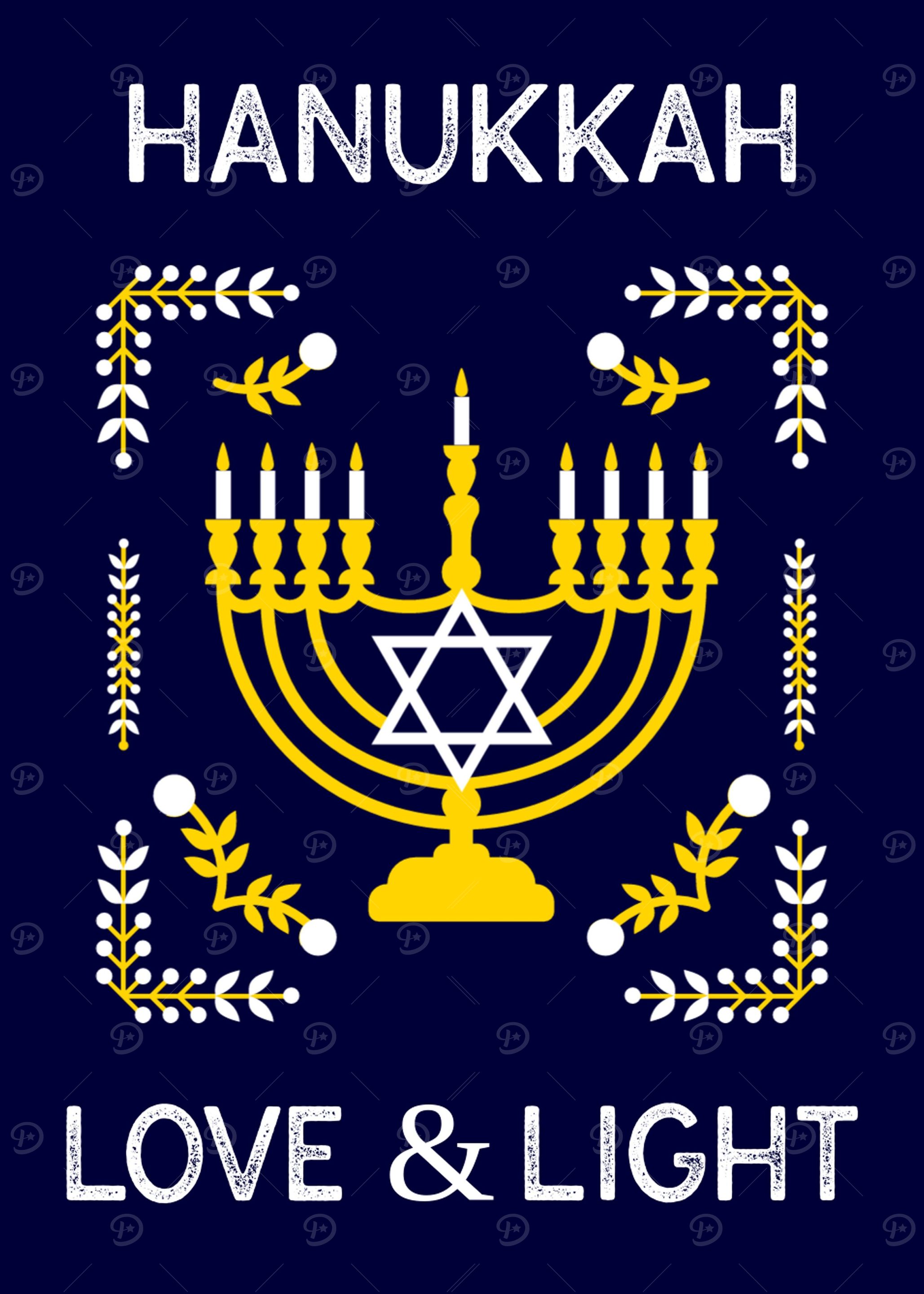 Happy Hanukkah lights