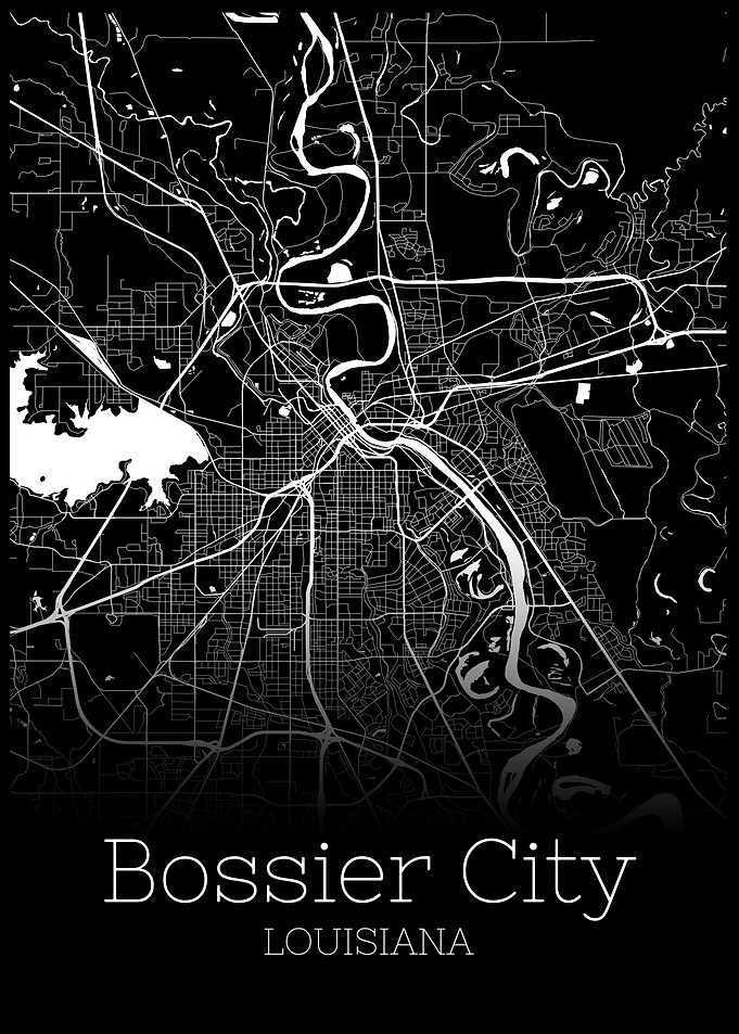 Bossier City map