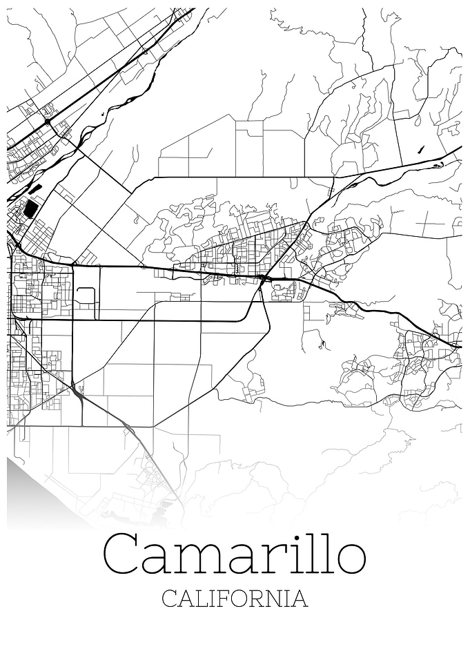 Camarillo California map