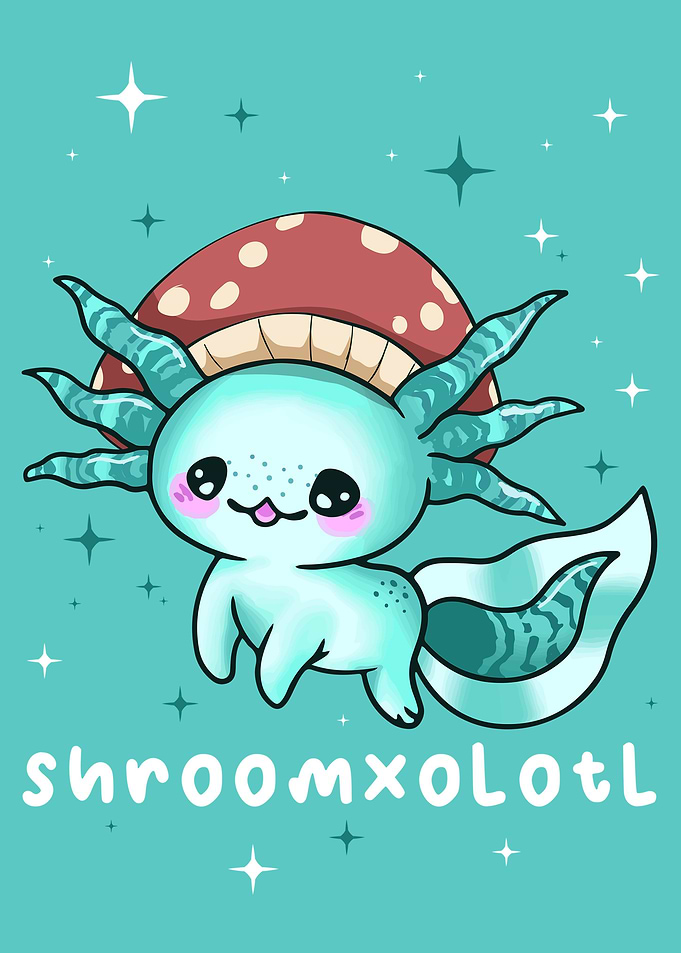 Cute Kawaii Axolotl