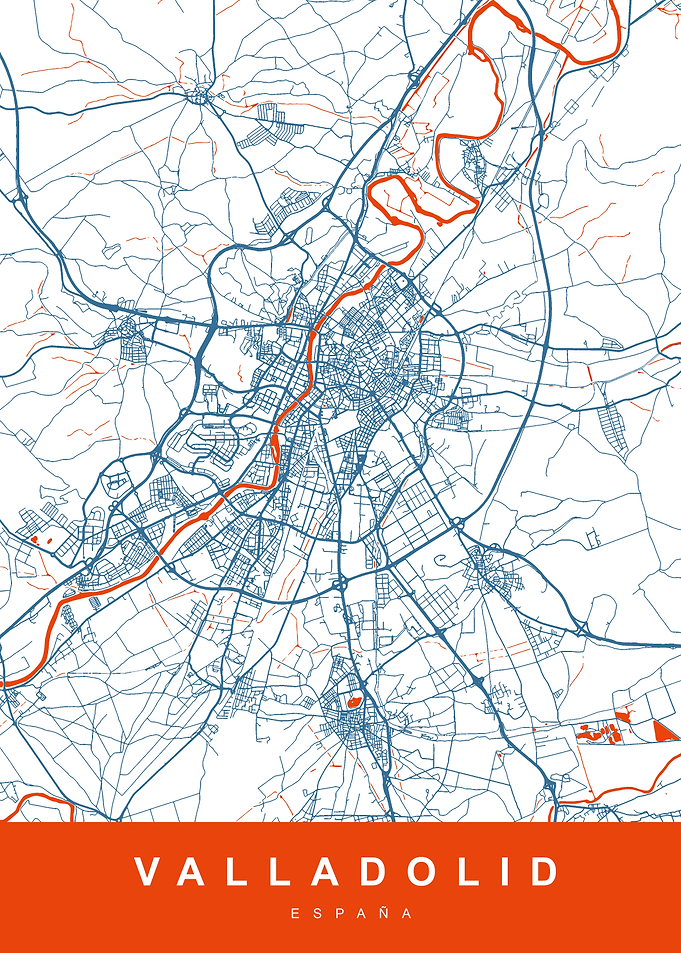 VALLADOLID Map SPAIN