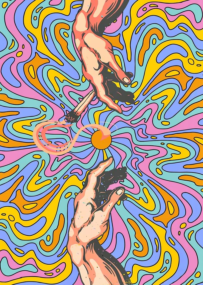pass joints hands of god