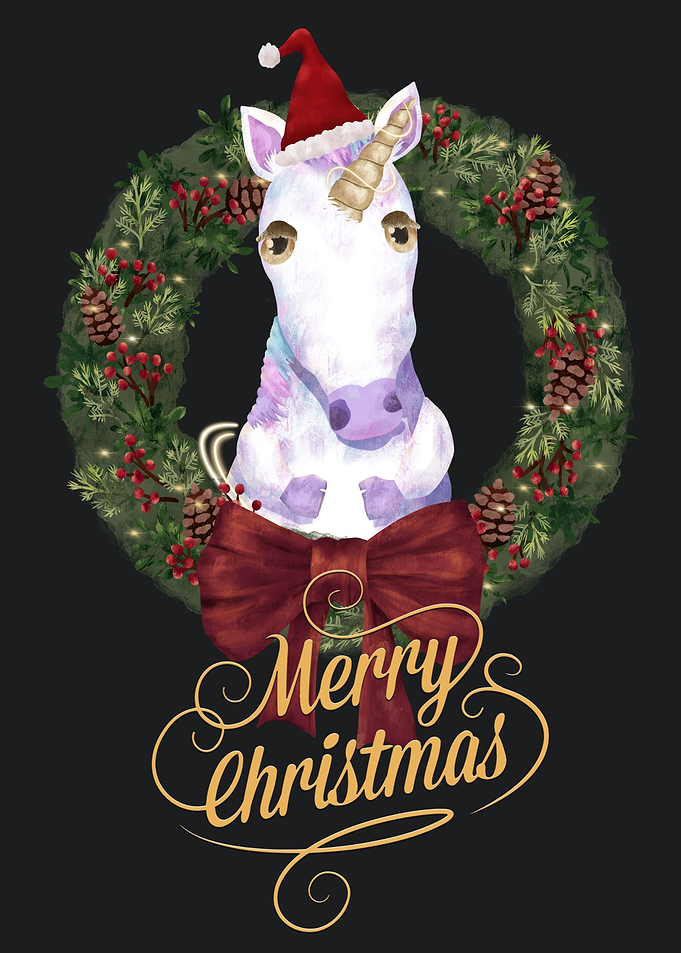 Merry Christmas Unicorn
